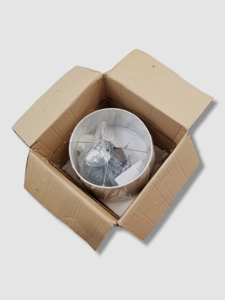 $328 Elk Home Lighting Table Light Blue Forage Crystal Base Shade 29" Lamp - Image 2 of 4