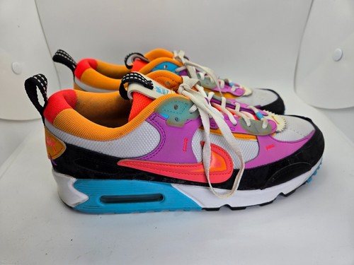 Nike Air Max 90 Chaussures Femme 8 Futura Lunar Nouvel An Cuir Lifestyle Baskets