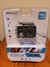 Vivitar 1080 Full HD Action Cam Vlogging Webcam 12 Megapixel DVR786HDKitTPK1-BLK