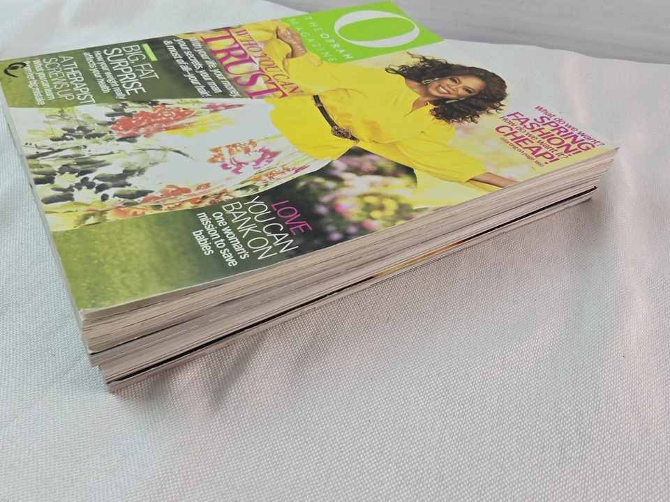 The Oprah Magazine 2008 May, June, July, August 2009 March Volume 9/10 Lot of 5 - Image 4 of 4