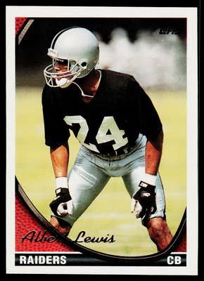 Albert Lewis, 1994 Topps Football Card, #436, Los Angeles Raiders,