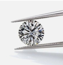 2.50 mm Loose CVD Diamond Round Lab Grown 1 Pc D Color IF Clarity Certified