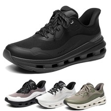 Men's Slip On Walking Shoes Breathable Casual Sneakers Lightweight Cushioned