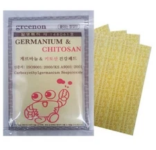 [4 Pack/100Sheet] Germanium & Chitosan Korean Pain Relief Hot Patch Health Pads