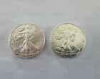 2016 American Silver Eagle 1 OZ. X 2 /.999 Fine Silver BU Uncirculated
