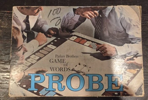 Vtg Probe 1964 Parker Brothers Board Game. Complete Set. Original Instructions.