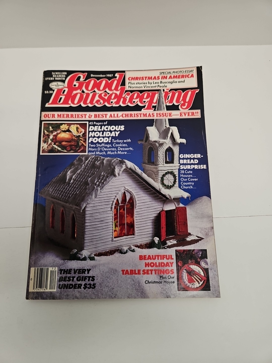 Good Housekeeping December 1987 Vintage Magazine