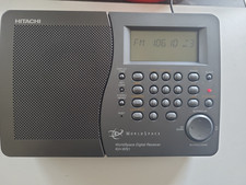 Hitachi KH-WS1 Digital Receiver Portable Radio Working Miss Satellite