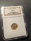 2004 Gold American Eagle $5 NGC MS70 Brown Label