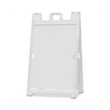 Plasticade Signicade Deluxe A Frame Sidewalk Curb Sign Portable Folding Doubl...