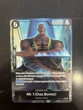 Mr.1 (Daz. Bonez) (Alternate Art) OP14-090 The Azure Sea’s Seven Foil