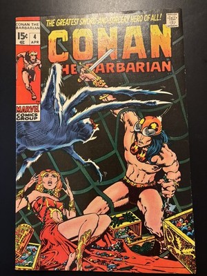 Conan the Barbarian #4 (Marvel Comics Apr '71) Tower of the Elephant, Smith art