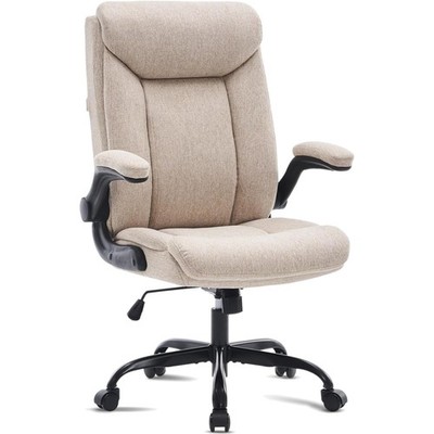 Ergonomischer Bürostuhl mit hoher Rückenlehne und Armlehne - Bequemer Arbeits...