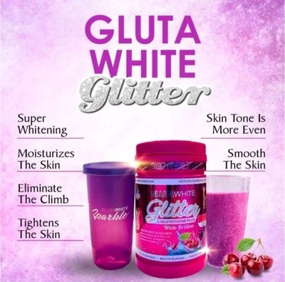 PHYTO Gluta White Glitter L-Glutathione Plus Skin Whitening Shipping from USA