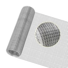 Hardware Cloth 1/4 inch 16" x 10 ft, Galvanized 23 Gauge Wire Mesh
