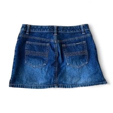 Vintage Aeropostale Dark Wash Mini Skirt   Size 5/6