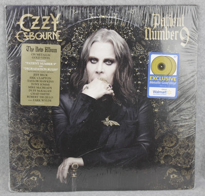 Ozzy Osbourne Patient Number 9 Metallic Gold Vinyl Double LP Record Album SEALED