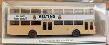 Wiking MAN Doppeldecker SD 200 in der OVP/ Werbemodell Veltins/neuwertig