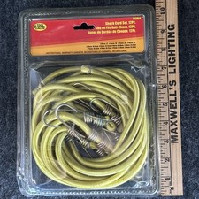 New Sealed 12pc Shock Cord Bungee Set 12" 18" 24" 36" Each x 2 Heavy Duty