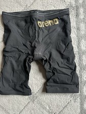 Arena Carbon Glide Jammer Black/Gold Size 26: Used For 1 Race
