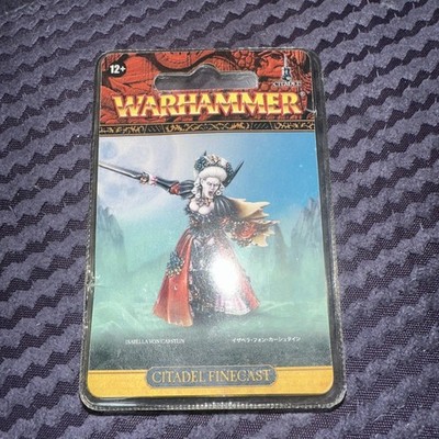 Warhammer AOS Isabella Von Carstein Citadel Finecast OOP Very Rare - Neu Sealed
