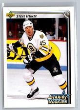 1992-93 Upper Deck #400 Steve Heinze Boston Bruins