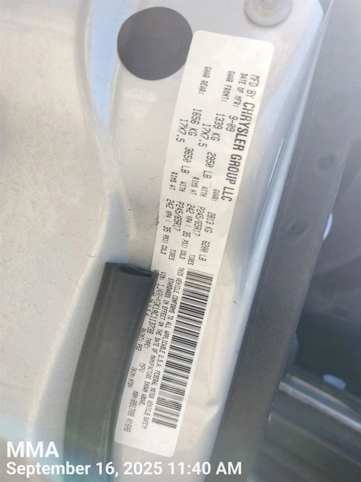 Cuadro de instrumentos velocímetro Jeep Commander 2009-2010 Foto 3 de 4