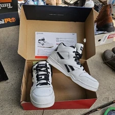 Reebok Men's Composite Toe Work Sneakers Size 9.5 White