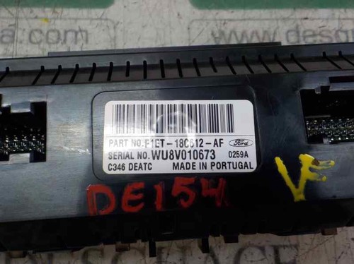 2373035 CONTROLLO CLIMATICO / F1ET18C612AF / 16654356 PER FORD FOCUS LIM. TREND - Zdjęcie 5 z 10