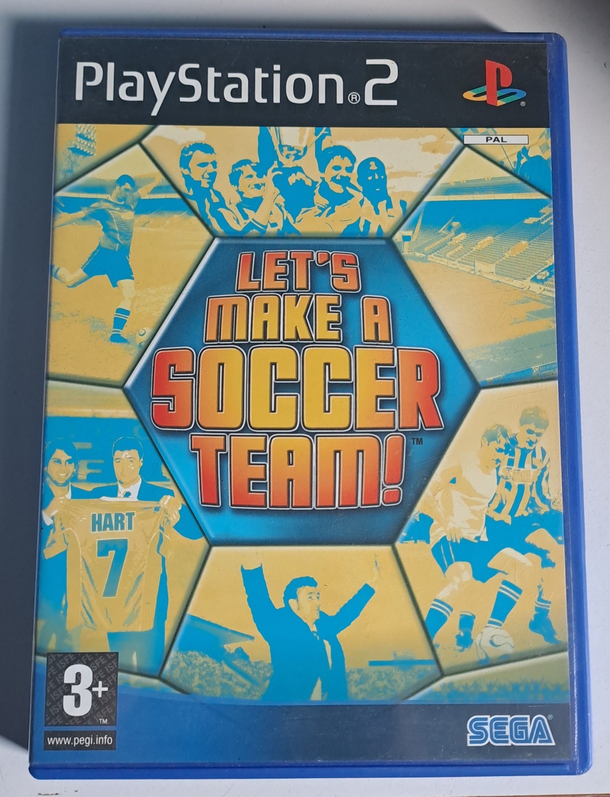 Jeu PS2 Let's make a soccer team playstation 2 vintage jeux video