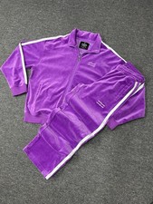 Unknown London Velour Tracksuit Purple Medium Brand New