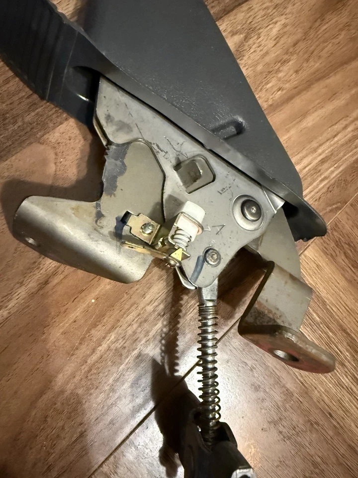 Honda Civic 1996-2000 estacionamiento de emergencia mano freno eléctrico manija palanca tirar gris Foto 3 de 4