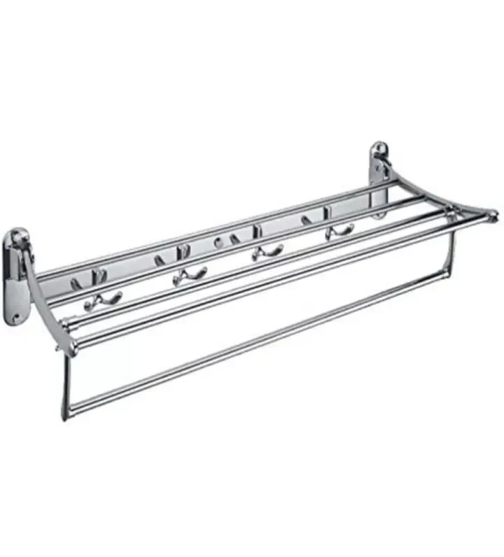French Towel & Luggage Rack Train - Wall Mounted Rack vintage luxury - Imagem 4 de 4