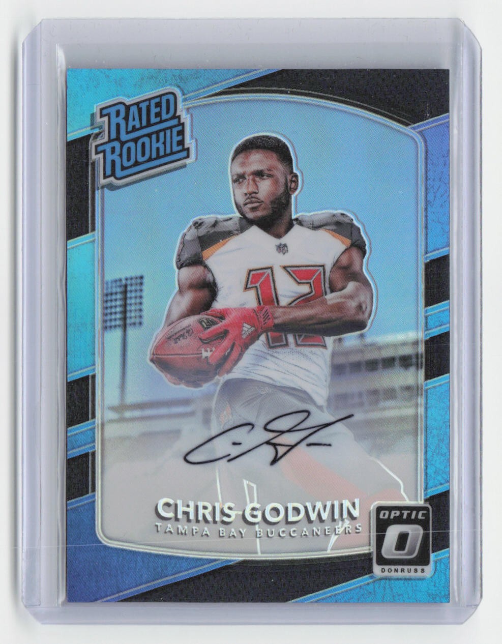 Chris Godwin 2017 Optic Rated Rookies Autographs Black SN,RC,AU #155 #/25