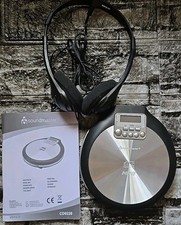 Soundmaster CD9220 Portable CD player Programmable X-Bass Silver Black Headphone