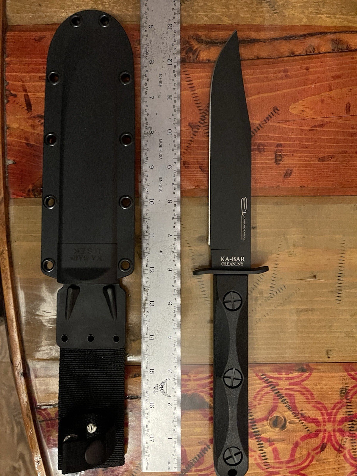 Fixed Blade Full Tang 1095 Crovan Ek45 Usa