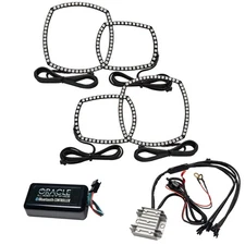 Oracle LED Headlight Halo Lights for Add On Custom Lighting ColorSHIFT 2234-332