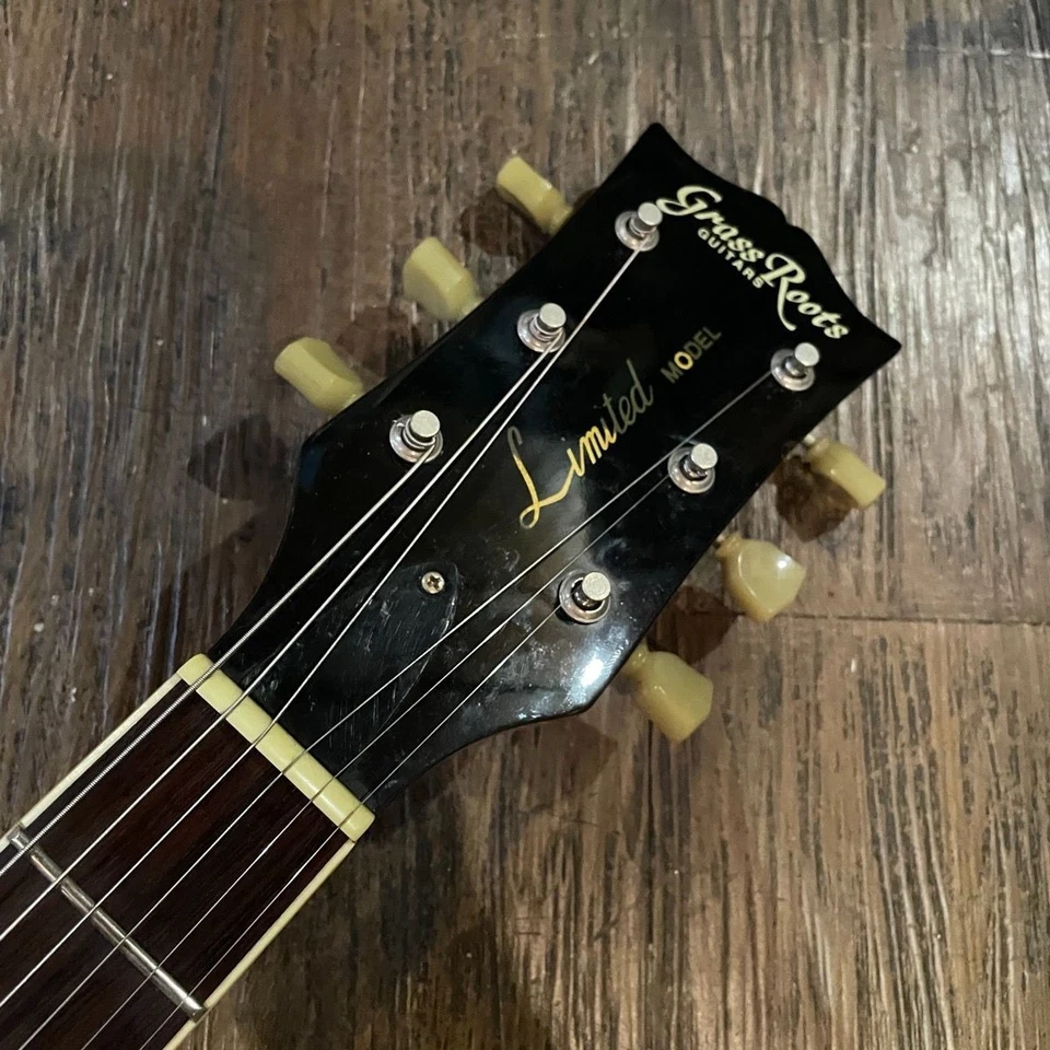 Guitarra Eléctrica Modelo Limitado GrassRoots Sunburst Usada Envío Desde Japón Foto 4 de 4
