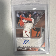 Topps 2026 Series 1 Patrick Bailey Major League Material Auto /1 Giants