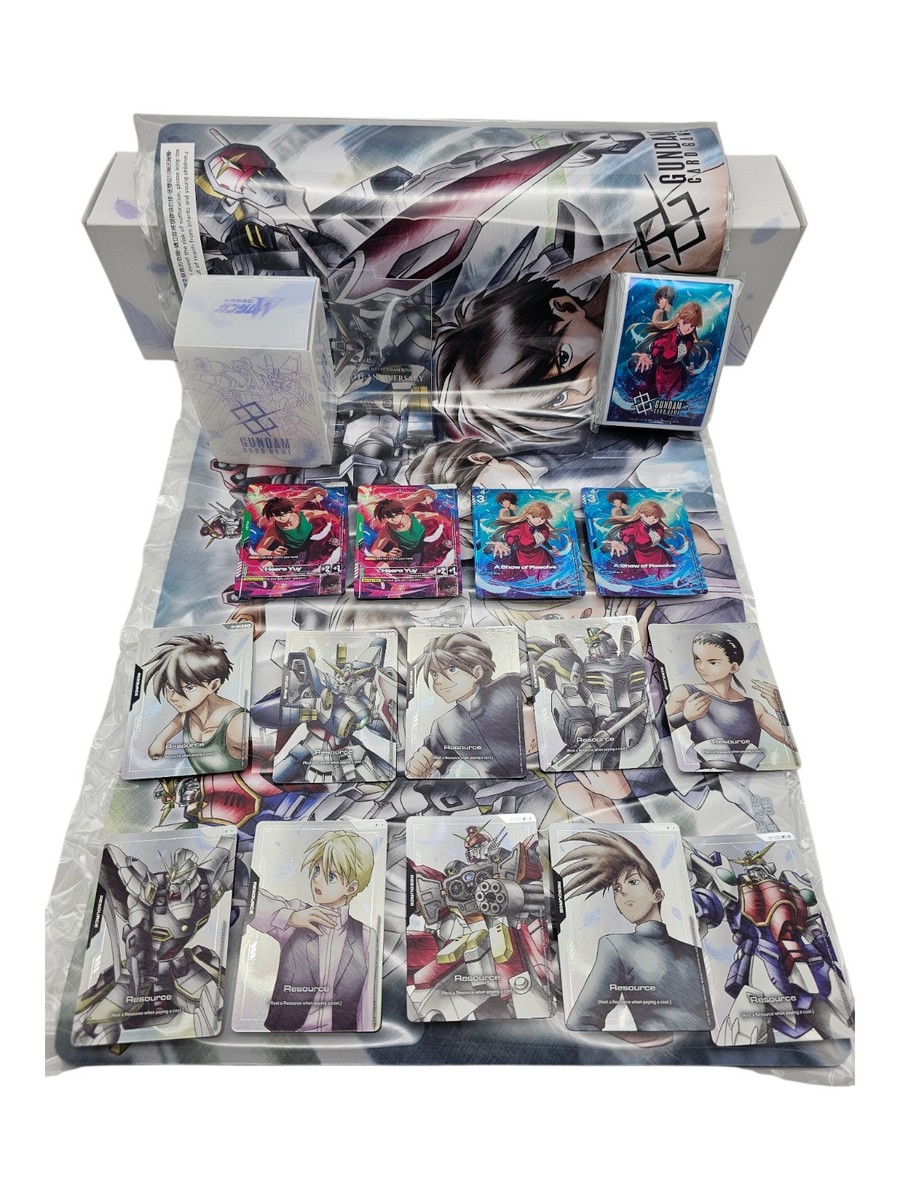 Gundam Card Game Premium Accessory Set -Mobile Suit Gundam Wing