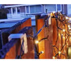 Pack of 20 Plastic Outdoor Fence Clips Securely Hold Lights on Fence Tops Easily