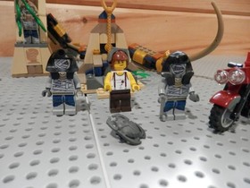 LEGO Pharaoh's Quest Lot Cursed Cobra Statue 7325 Golden Staff 7306/ 7305 Scarab