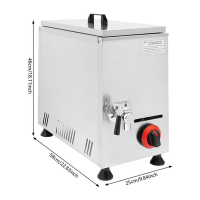 #ad Gas Frying Machine Commercial Hot Corn Dog Fryer Adjustable Gas Frying Machine $170.72