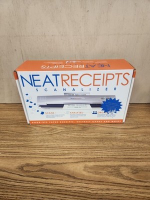 Neat Receipts Mobile Doc Scanner Digital Filing System PC 2000 XP