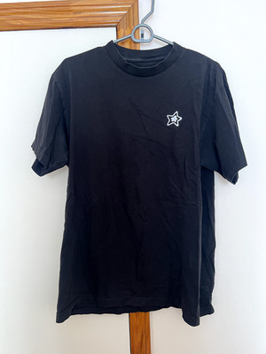 Star Team NYC Embroidered Tee Shirt Black Size Large Steez FTI Bronze FA Y2K