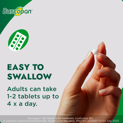 Buscopan IBS Relief 2x40 + 1x20 Tablets Packs (100 Tabs) - Picture 9 of 9