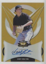 2019 Leaf Valiant Yellow Prismatic 4/10 Cody Bolton #BA-CB3 Auto 05u3