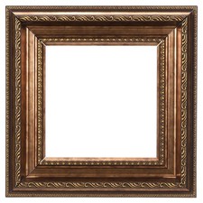 Frame for Canvas Painting, 10x10" Resin Canvas Floater Frames, Dark Brown