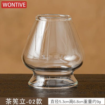 Matcha Chasen Halter Glas Bambus Zubehör Teeset Schüssel Grinder