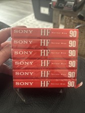 Sony HF 90 Blank Cassette Tapes Lot of 6 Sealed High Fidelity Type I